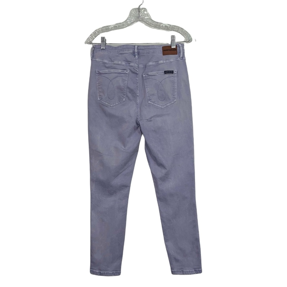 Calvin Klein jeans size 10 soft blue stretchy jeans - Picture 11 of 11